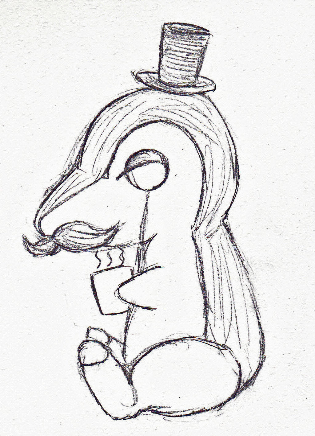 1024x1414 Daily Drawing 106 Gentleman Cyndaquil By Mini Sanada