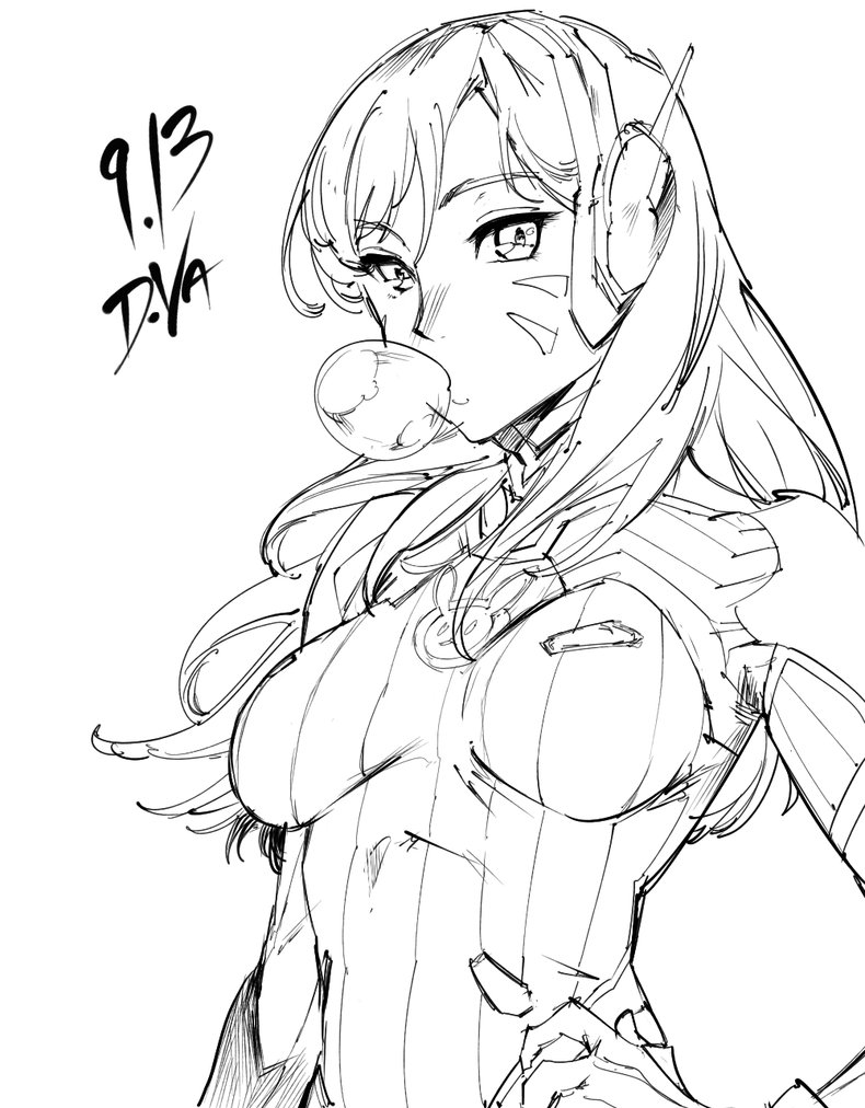 790x1012 D.va Sketch By Lonerurouni187