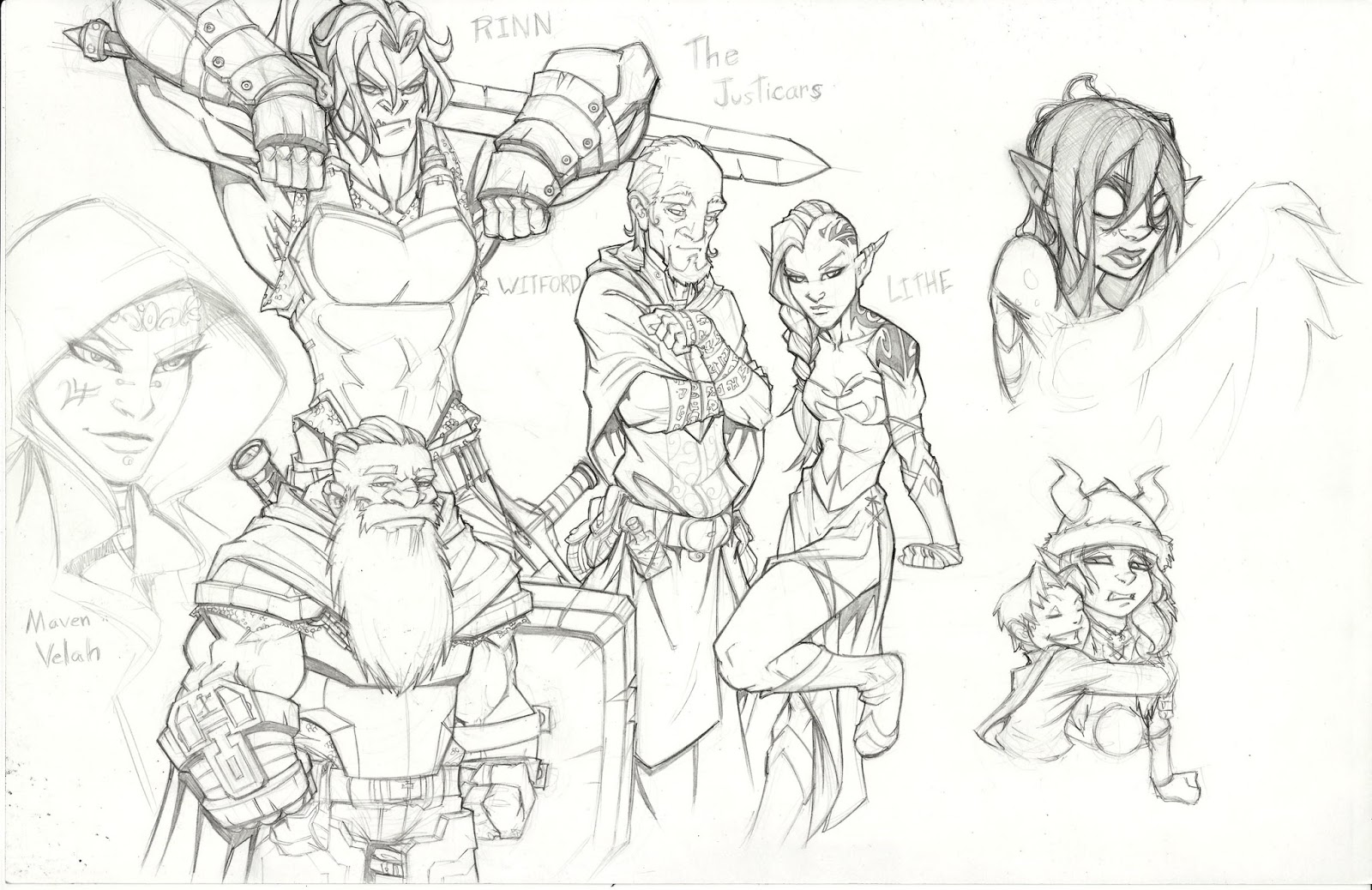 1600x1038 Andrew Keller Draws Sketch Page D20 Babe Episode 8 Ish