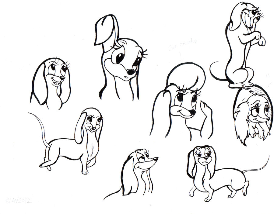 900x704 Dinah The Dachshund, Pluto's Girl Friend. After Seeing This