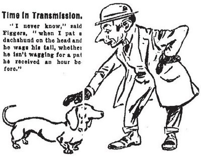400x323 Dachshund Cartoon 1905