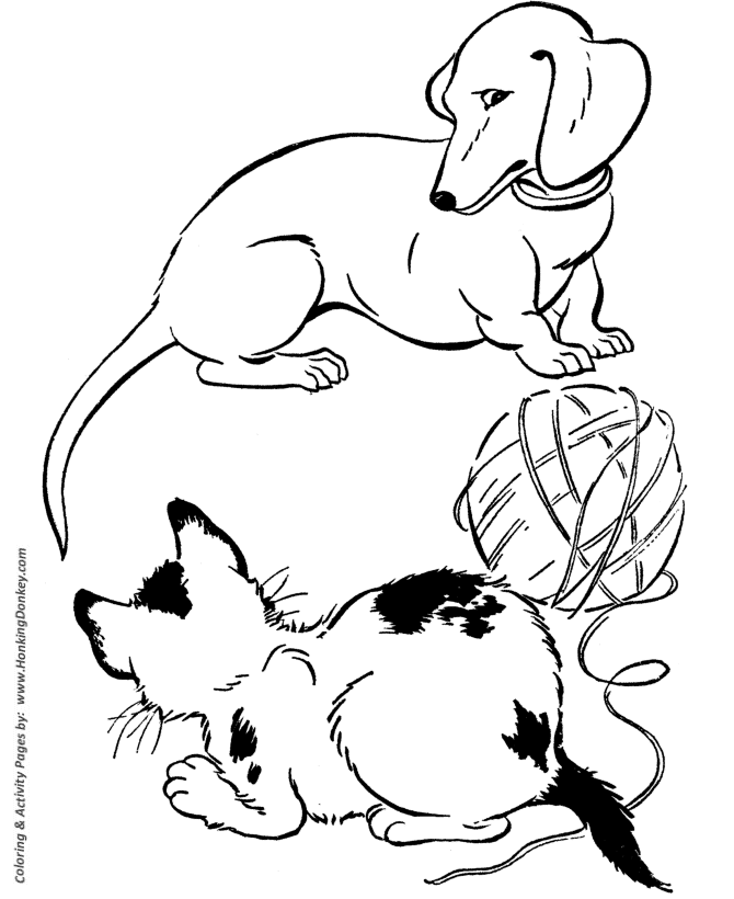 670x820 Dog Coloring Pages Printable Dachshund Dog Coloring Page Sheet