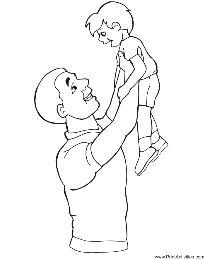 700x885 Father And Son Coloring Pages Coloring Pages