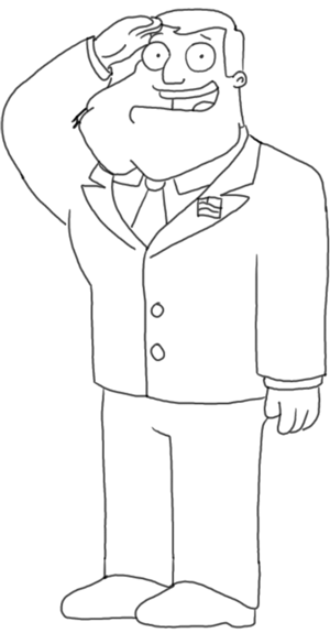 300x575 How To Draw Stan From American Dad In Easy Steps Drawing Tutorial