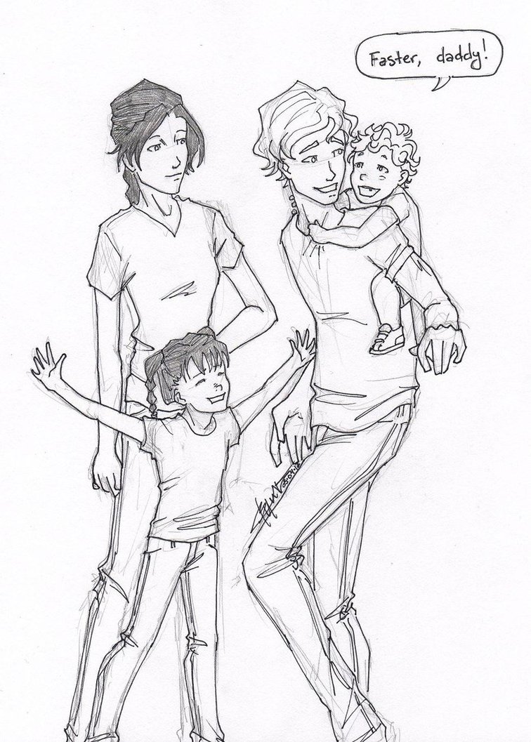 756x1057 Faster, Daddy! By Chrysalisgrey