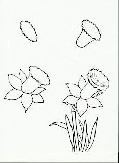 233x320 Daffodil Sketch Drawing Daffodils, Sketches And Draw