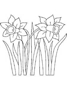 225x300 Flower Coloring Pages Daffodil Coloring Page Flower, March