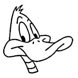 250x250 Daffy Duck Drawing, Pencil, Sketch, Colorful, Realistic Art Images