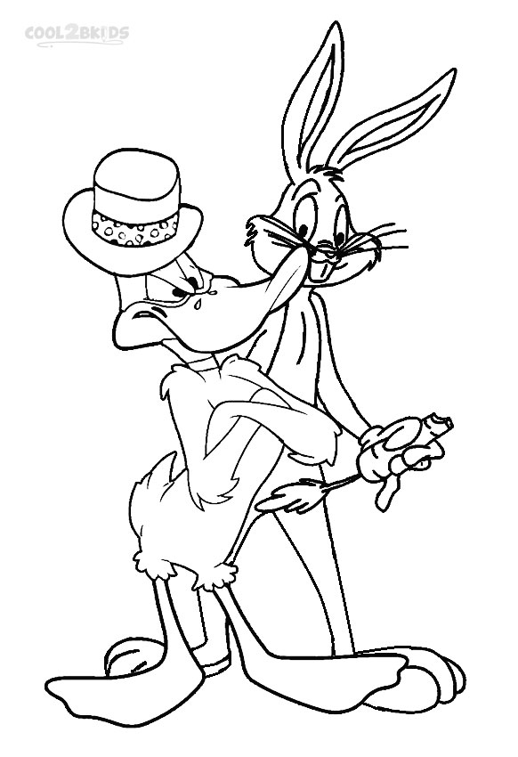 582x850 Printable Bugs Bunny Coloring Pages For Kids Cool2bkids
