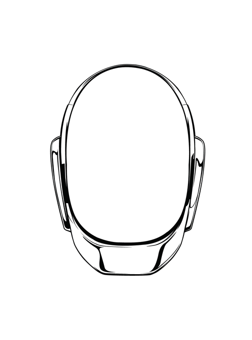 500x676 Daft Punk Fan Art