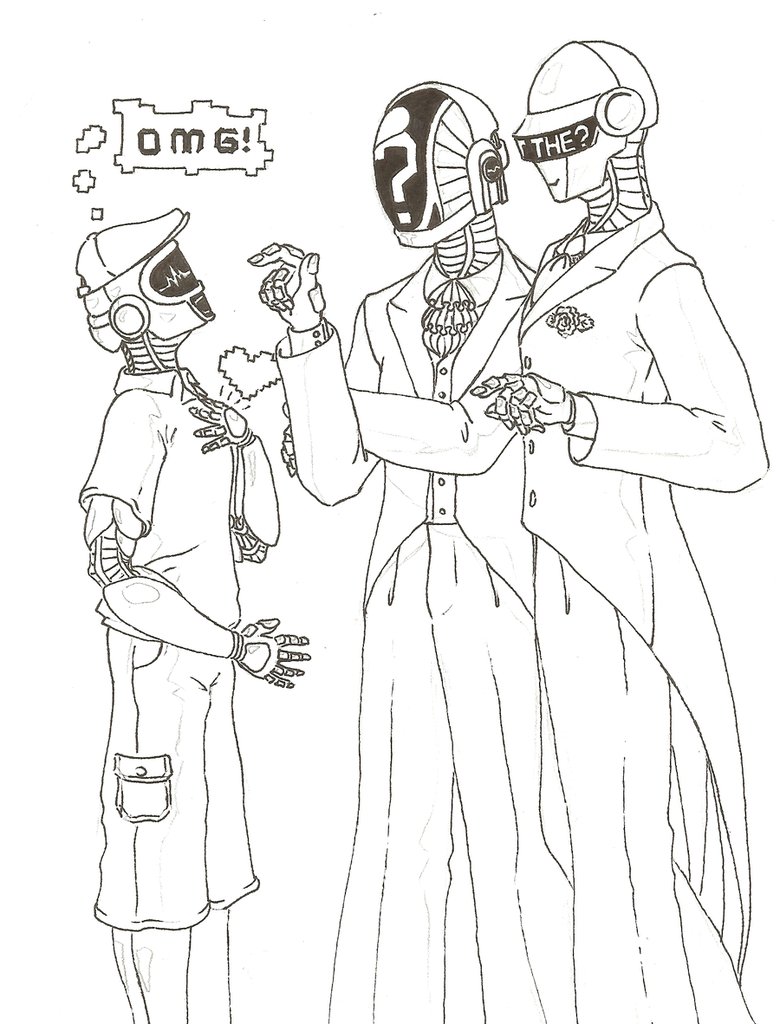 780x1024 Meeting Daft Punk By Dragon Of Sapphire