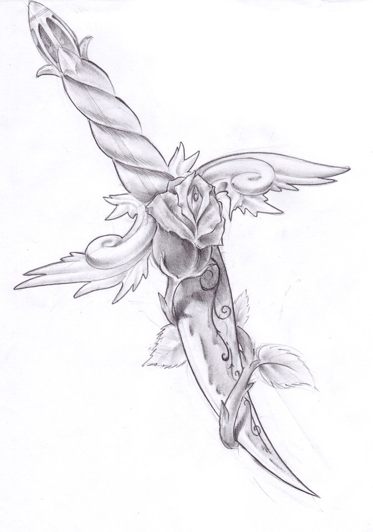 749x1067 Rose And Dagger' By Cakeinyourface