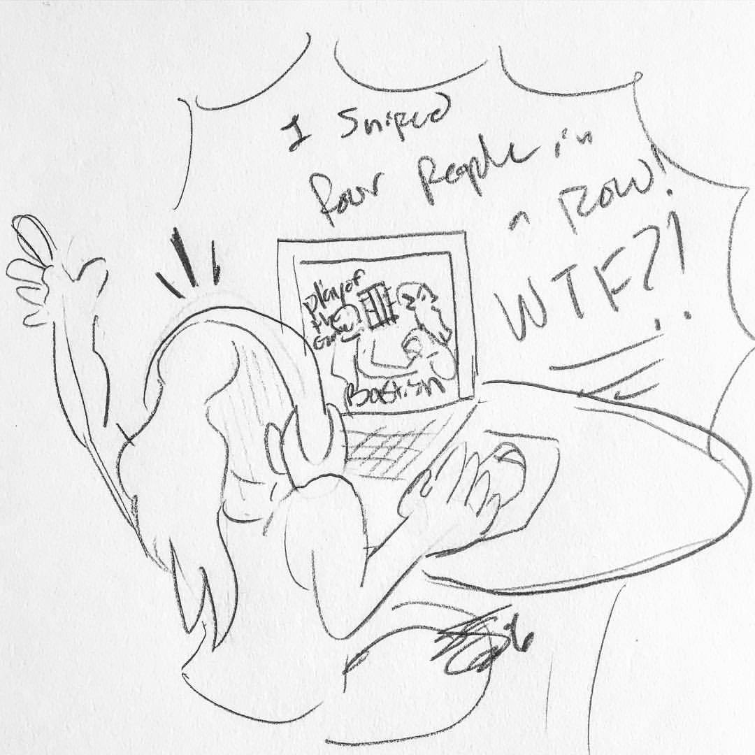 1080x1080 Danimagining Daily Drawing 177 Bastion Is Too Op. I Never Get