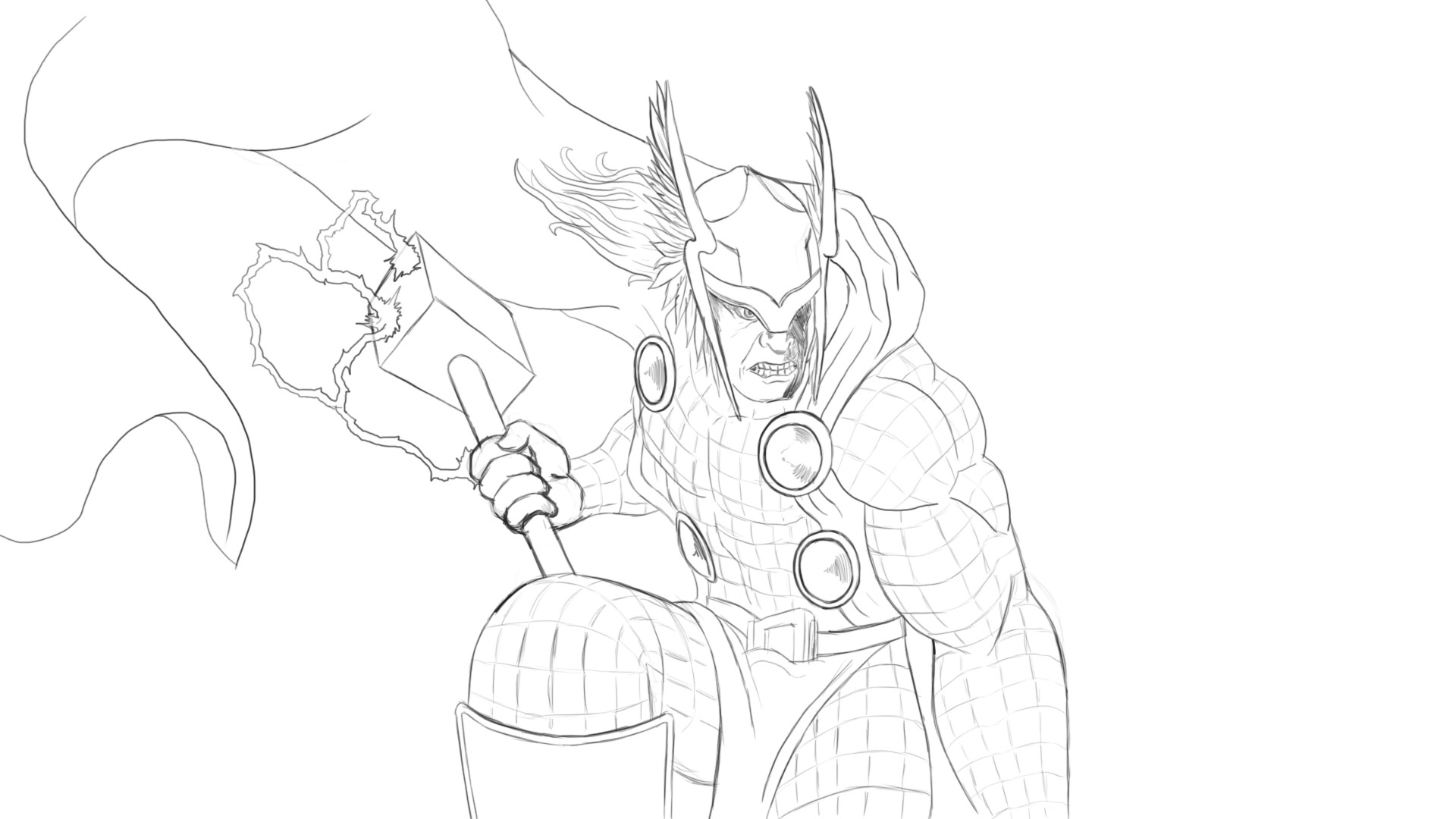 1920x1080 Daily Cartoon Drawings