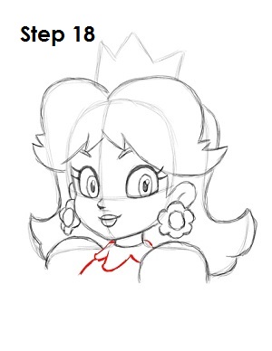 300x388 How To Draw Princess Daisy