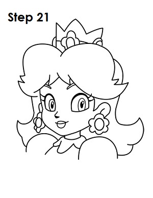 300x388 How To Draw Princess Daisy