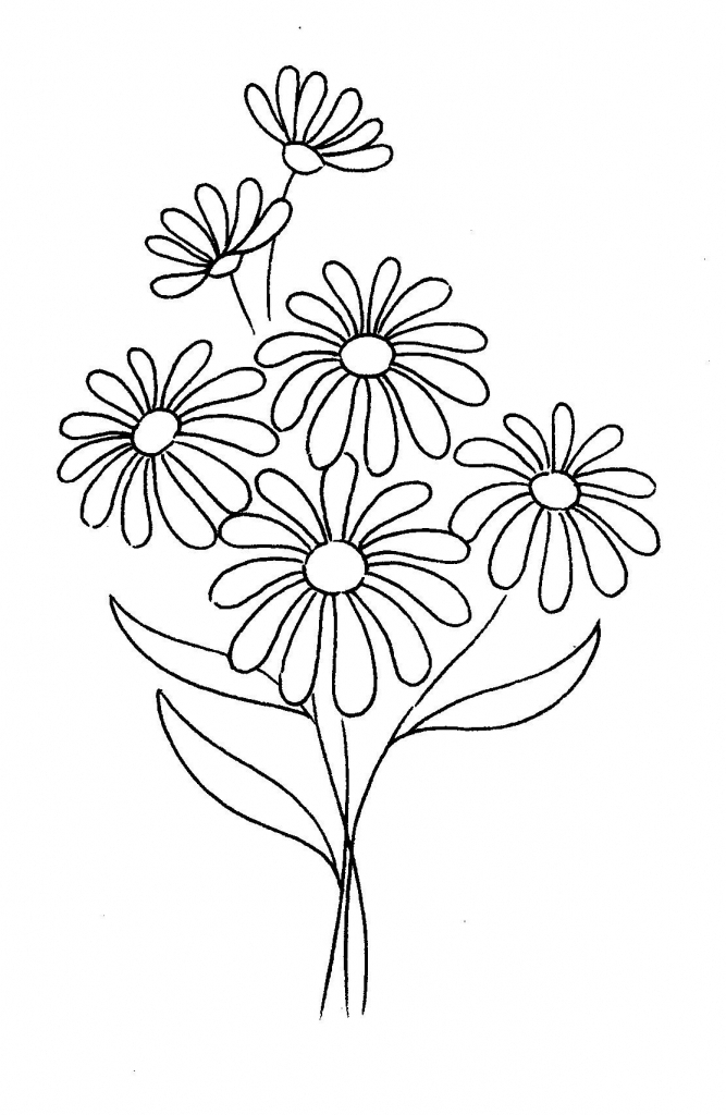 Daisy Drawing Images at GetDrawings | Free download