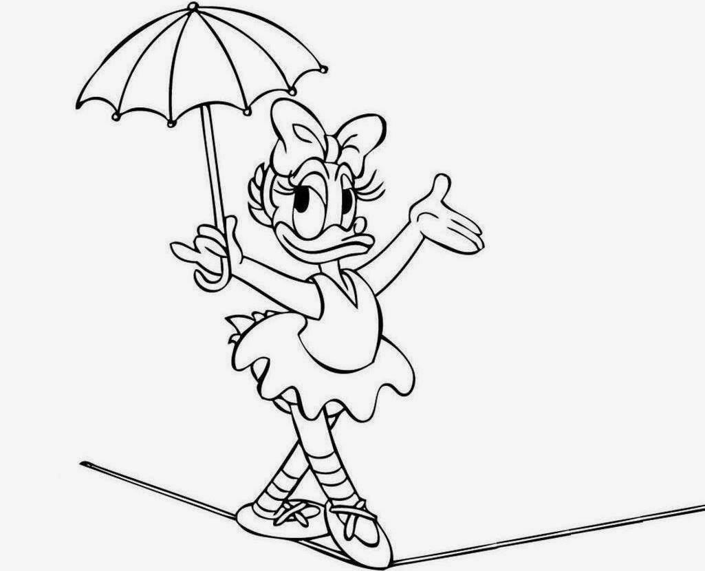 1025x830 Daisy Duck Coloring Drawing Free Wallpaper Anggela Coloring Book