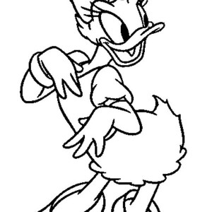 300x300 How To Draw Daisy Duck Coloring Page Coloring Sun