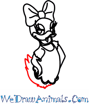 300x350 How To Draw Daisy Duck From Disney