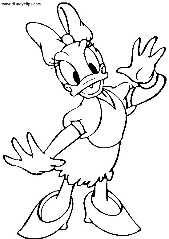 549x775 Drawing Of Daisy Duck