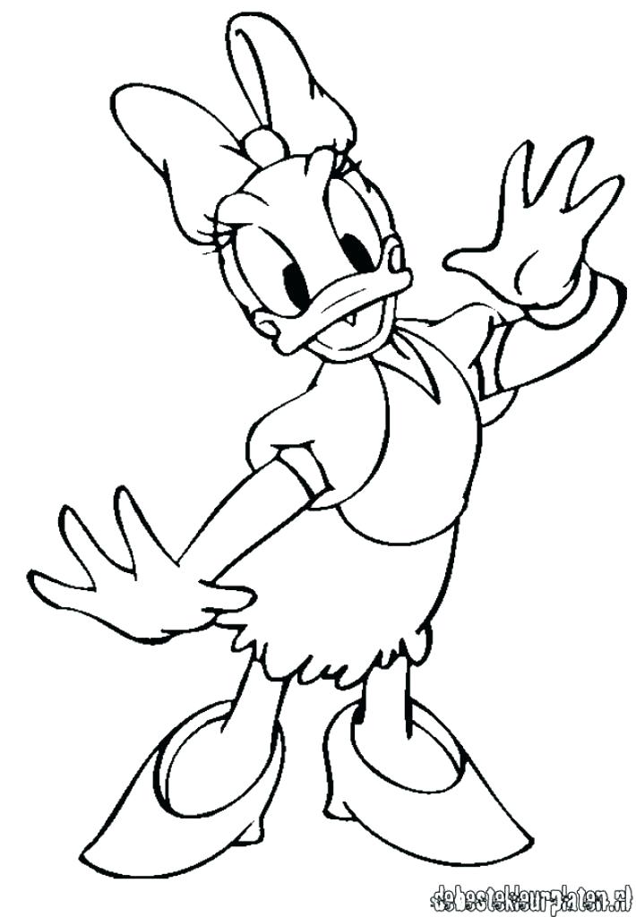 710x1024 Daisy Duck Coloring Page Mickey Mouse Clubhouse Coloring Pages