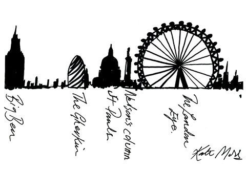 480x330 See Kate Moss' Handwriting Illustrating The London Eye