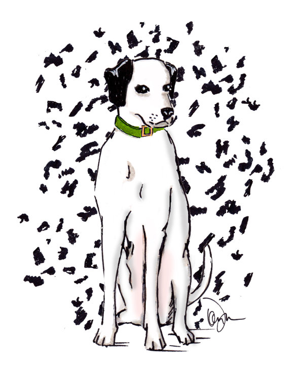 570x738 Spotless Dalmatian Drawing Of Cute Puppy Dog Sketch Rough