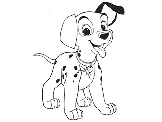 520x393 101 Dalmatians Coloring
