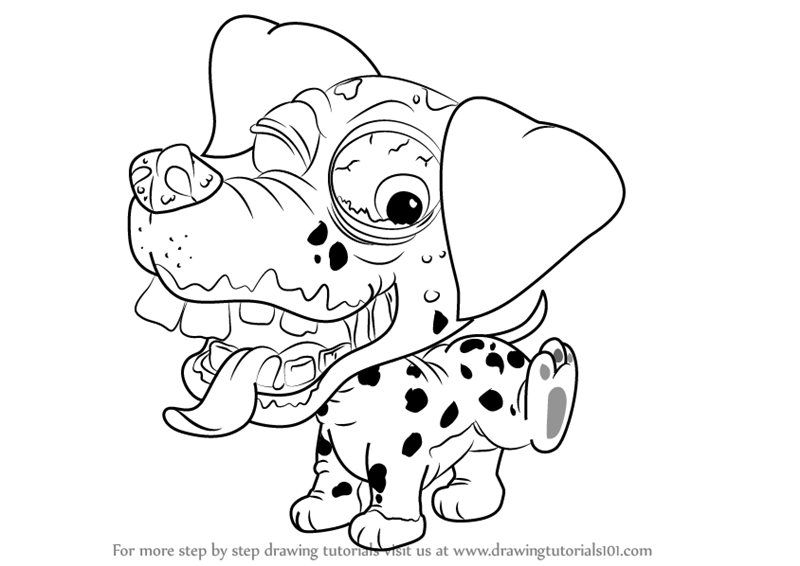 800x566 Learn How To Draw Dirty Dalmatian From The Ugglys Pet Shop (The