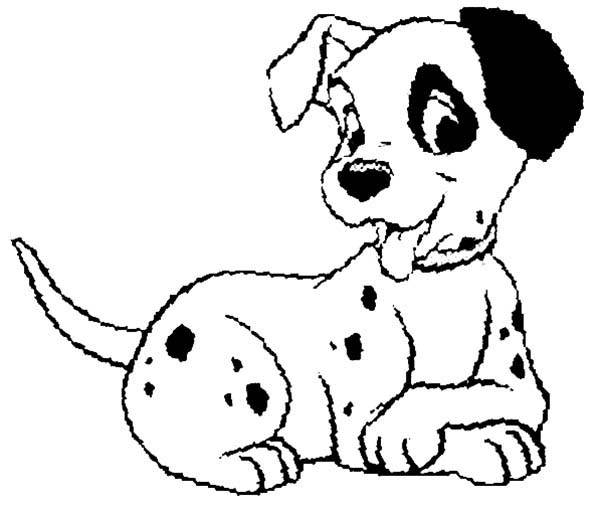 600x507 101 Dalmatians Coloring Pages