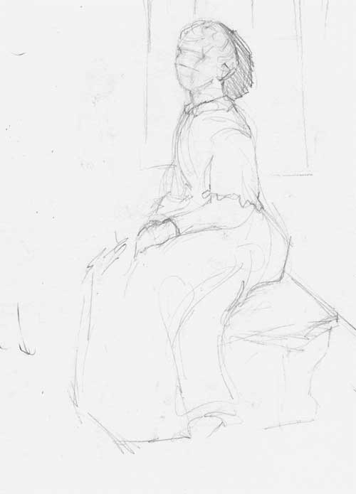 500x695 Drawing Dancers Mockingbirds