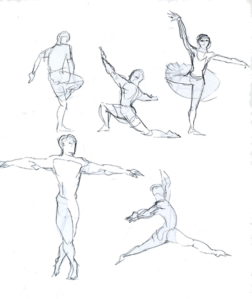 Dance Figure Drawing at GetDrawings | Free download