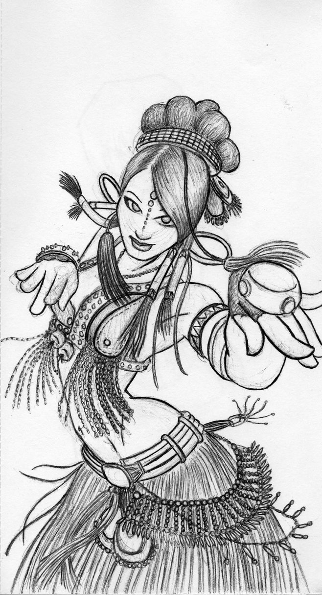 658x1215 Belly Dancer By Bug Off