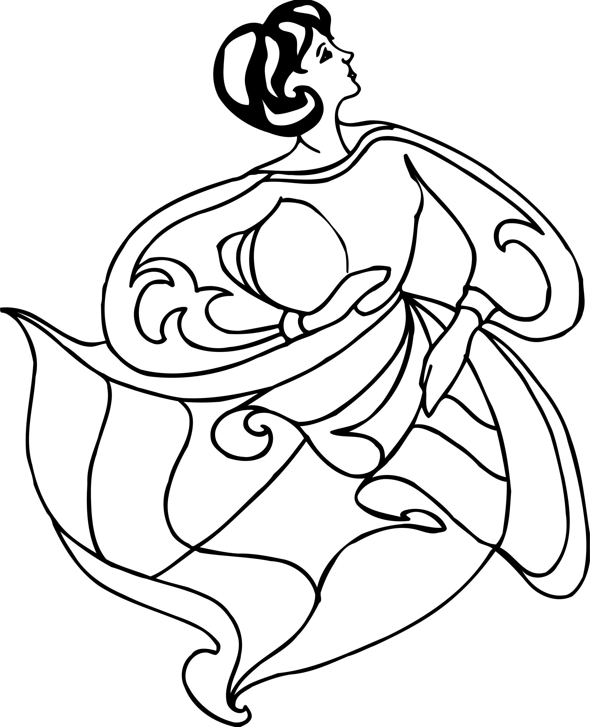 1950x2400 Dancer Line Drawing Icons Png