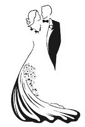 335x500 Wedding Couple Dancing Clipart