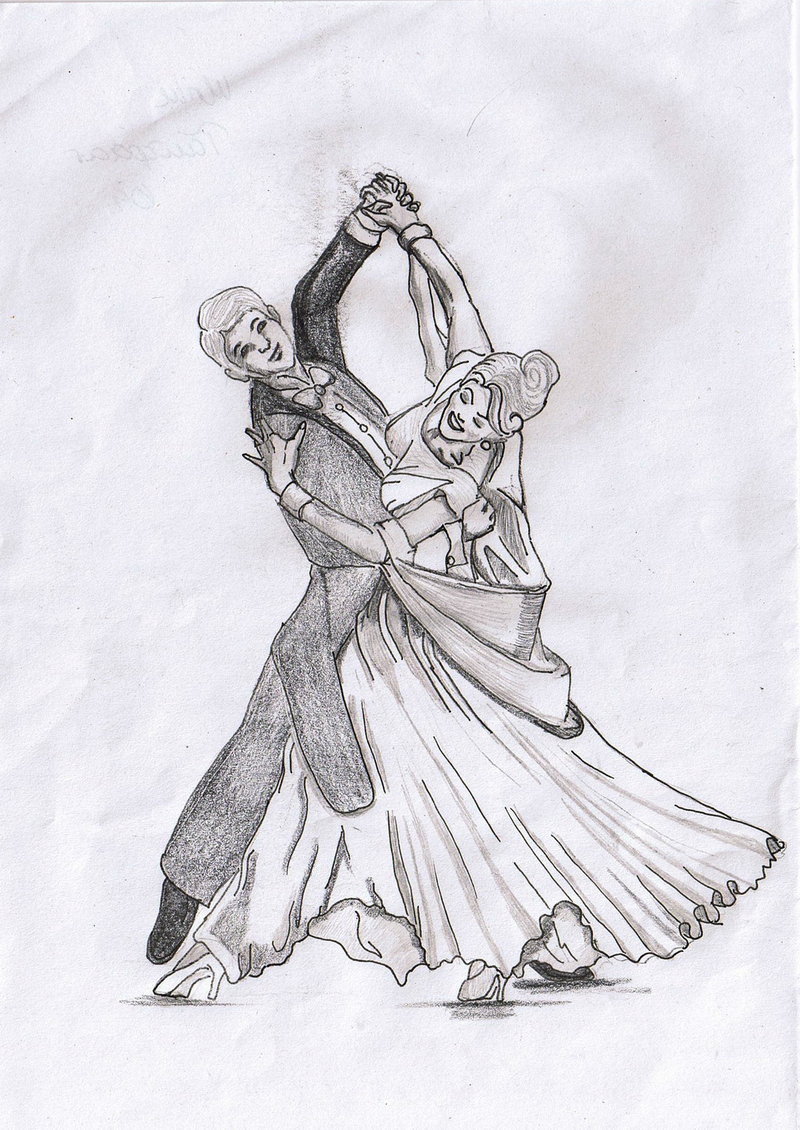 Dancing Couple Drawing at GetDrawings | Free download