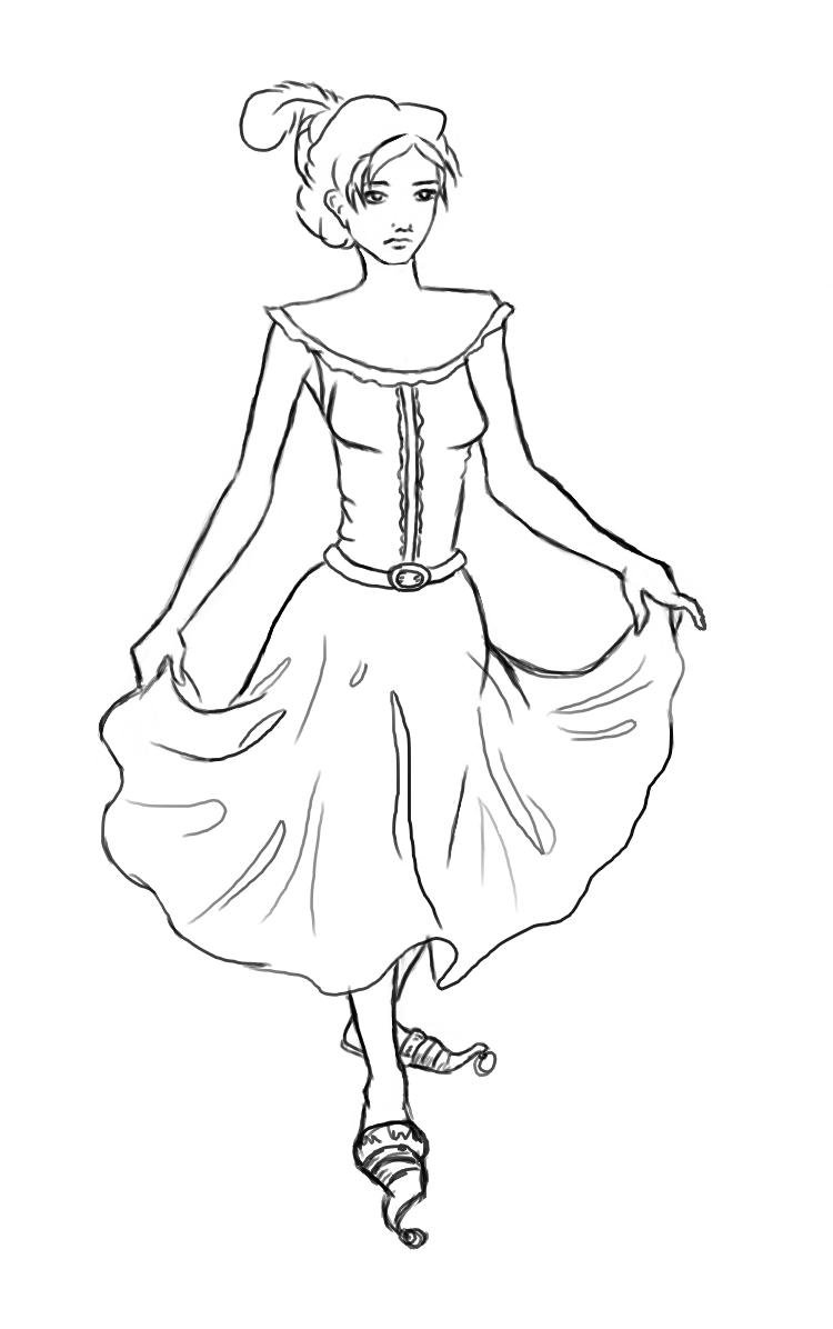 750x1196 Dancing Girl Thing By Sxey