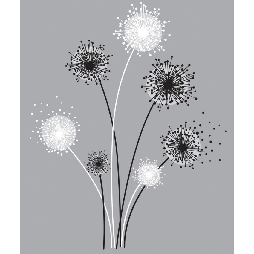 850x850 Designs Fairy And Dandelion Wall Decal Also Girl Blowing