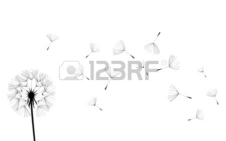 450x281 Illustration Of A Dandelion Flower Background Royalty Free