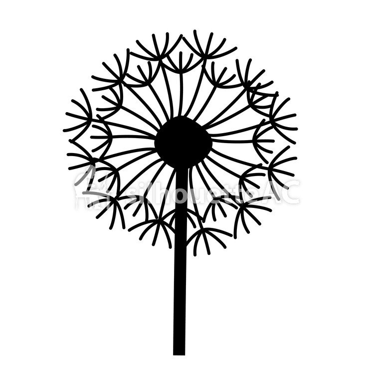 750x750 Free Silhouettes Dandelion, Fluffy, We
