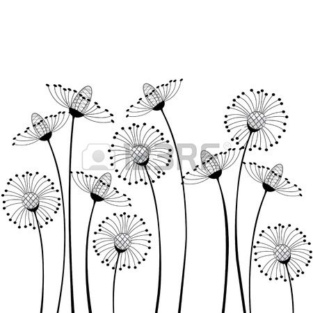 450x450 Dandelion Pattern. Free Embroidery Transfer Patterns Flowers