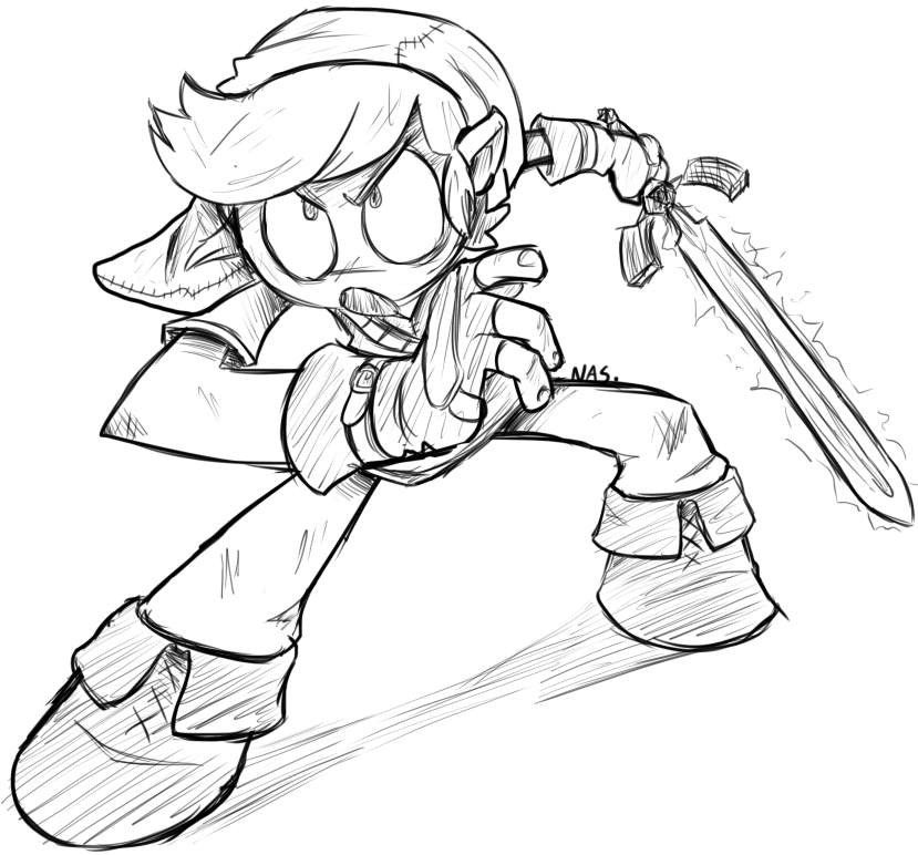 829x772 It's Dangerous To Go Alone By Nasakii