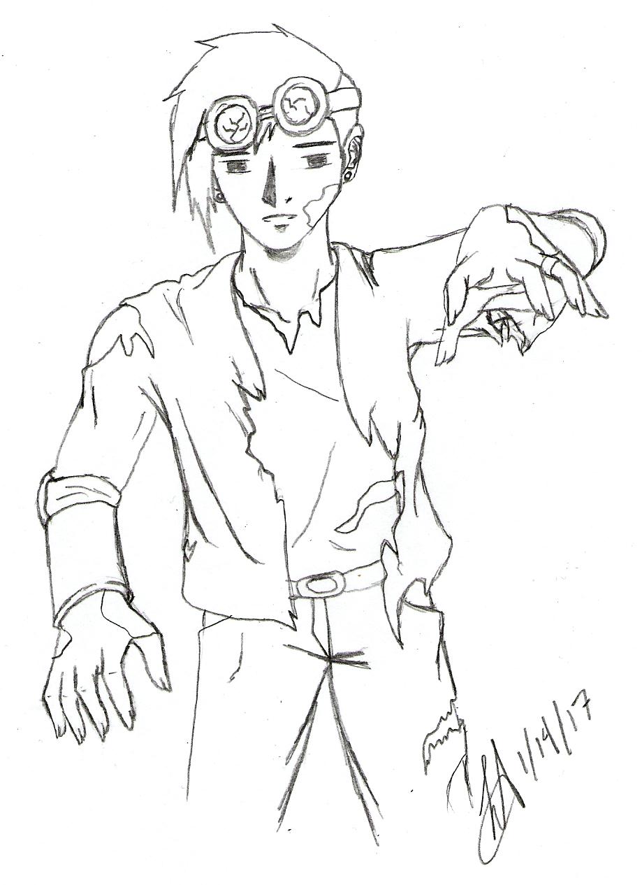 919x1266 Zombie Dantdm By Annabris