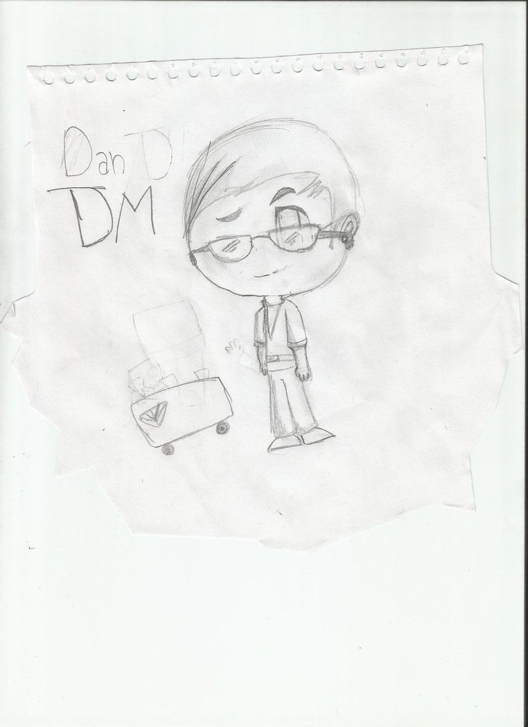 762x1048 Dantdm Chibi By Gamerart100