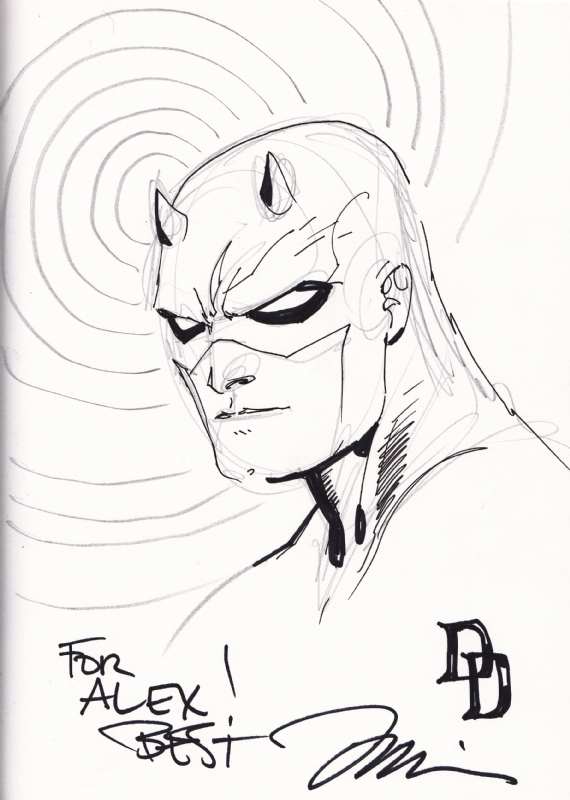570x800 Daredevil By Jim Lee, In Alex Chung's Sketches Amp Commissions Comic
