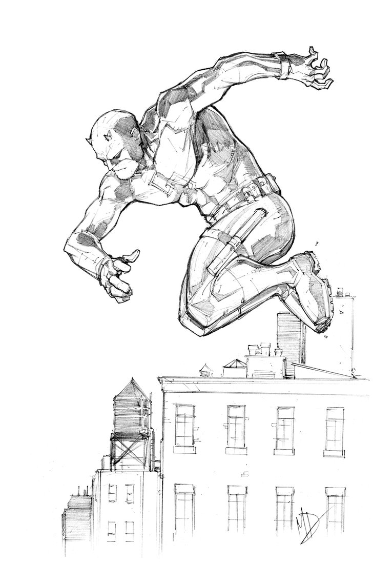 728x1098 Daredevil By Max Dunbar