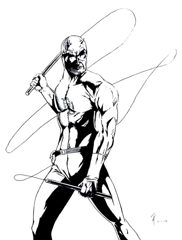 600x790 Daredevil Touched Up Wip By Encounterhim