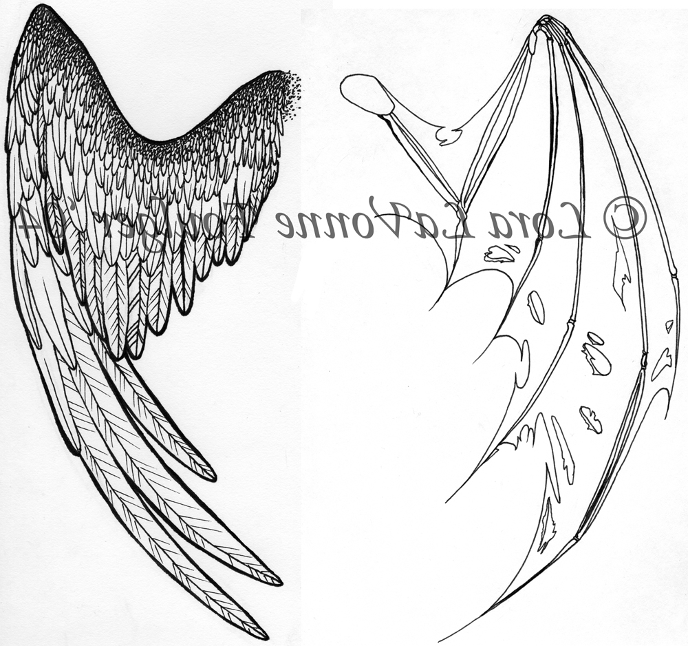 1000x938 Dark Angel Wing Tattoos Back Gallery Dark Angel Wings Tattoo