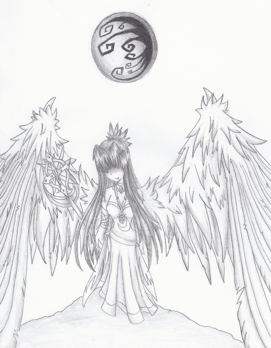 900x1157 Angel Of Darkness By Lapinleonin